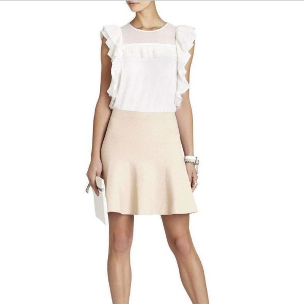 BCBG Katerina Ruffled Blouse